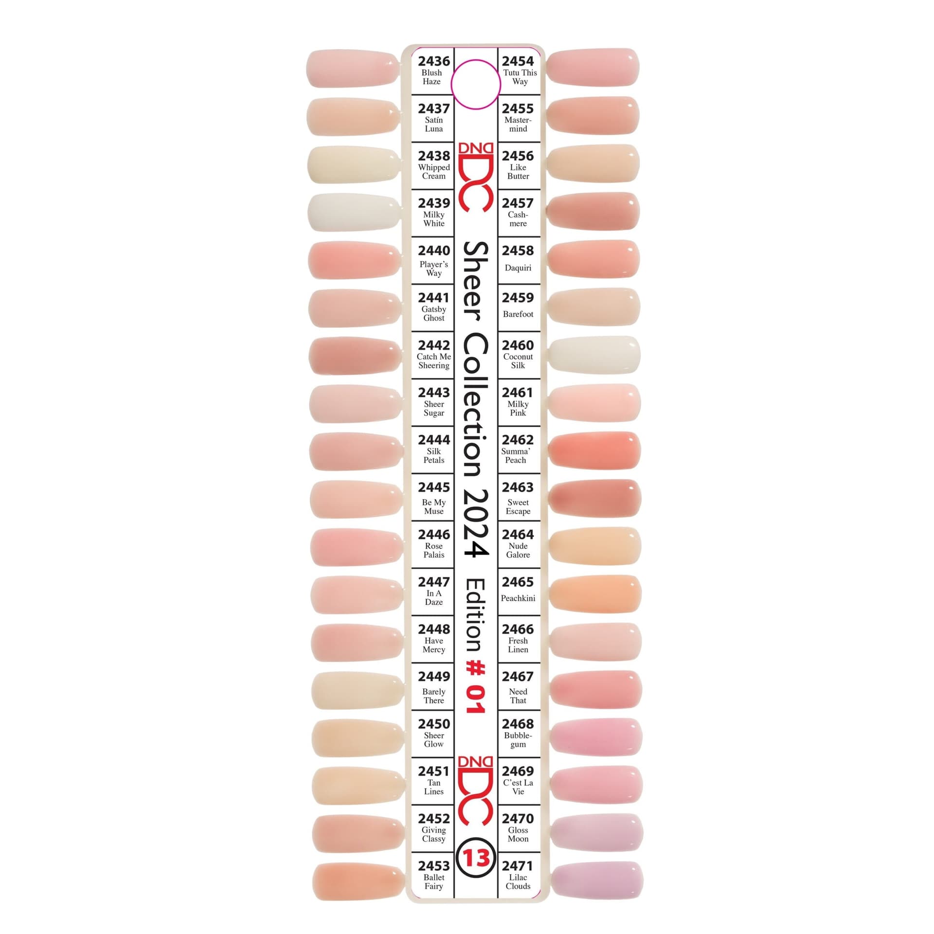 DC Sheer Collection Swatch — Single — 13