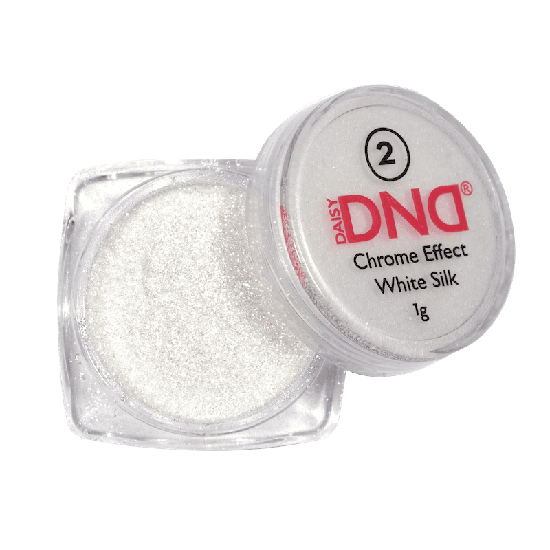 DND Chrome Effect White Silk #02