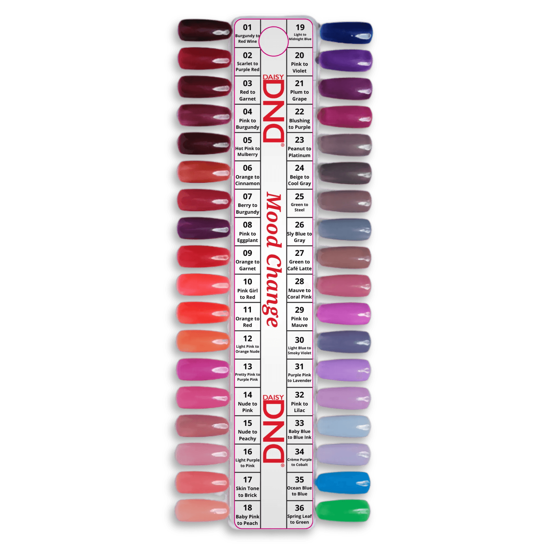 DND Mood Change Color Swatches