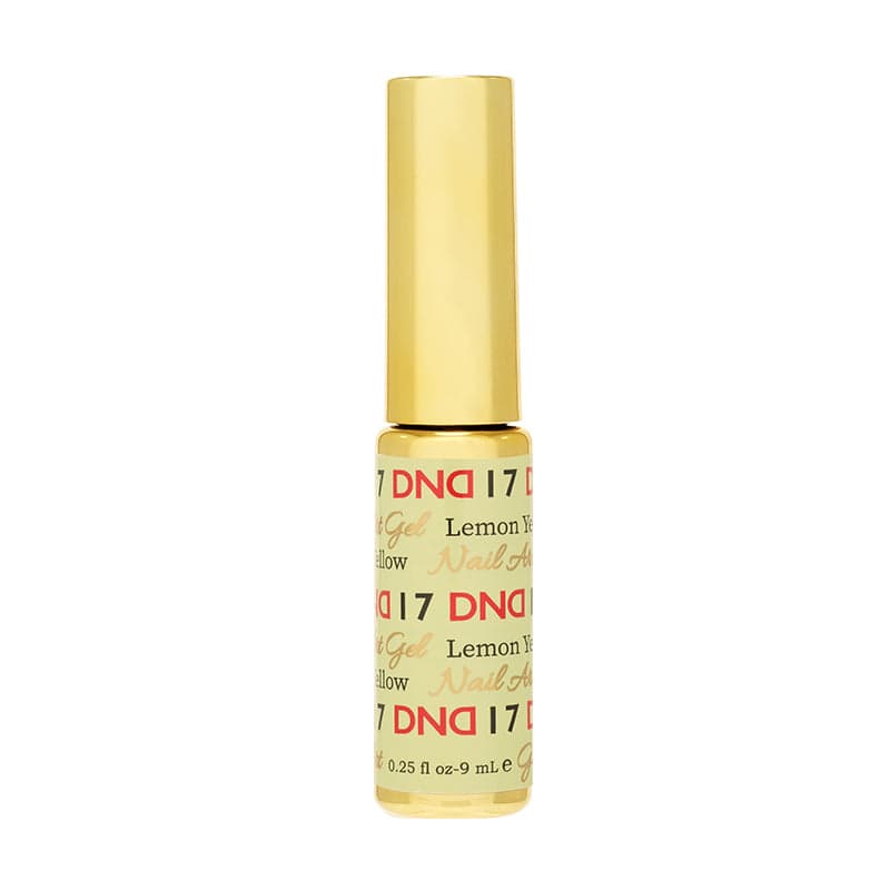 DND17 - Classic Lemon Yellow Gel Art Liner
