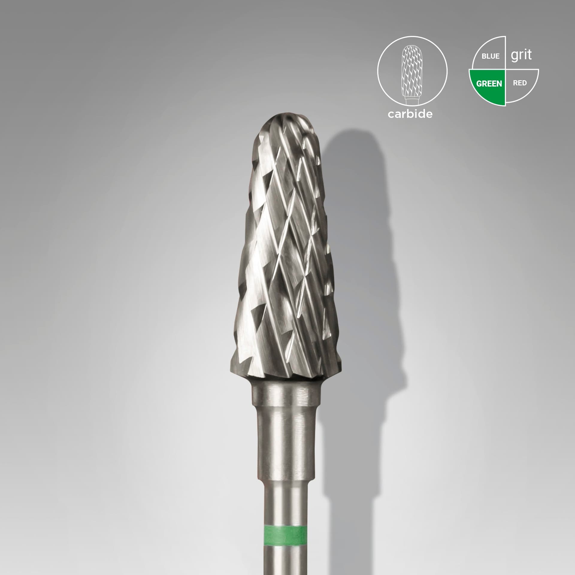 Carbide nail drill bit frustum green EXPERT head diameter 6 mm / working part 14 mm
