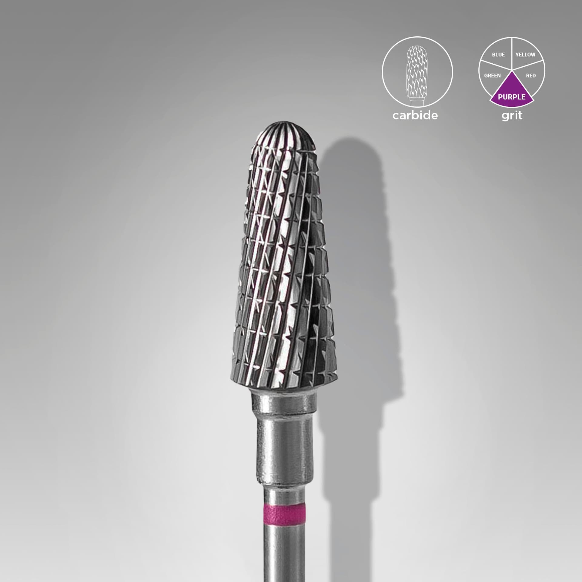 Carbide nail drill bit frustum purple EXPERT head diameter 6 mm / working part 14 mm